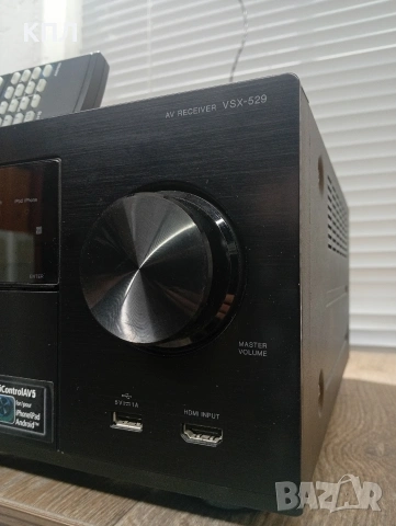 5.2 канален ресийвър Pioneer VSX-529K LAN HDMI , снимка 7 - Ресийвъри, усилватели, смесителни пултове - 53028125