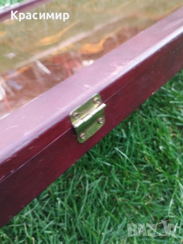 Дървена стойка за КОЛЕКЦИЯ лъжички./ПРОДАВА СЕ БЕЗ ЛЪЖИЧКИТЕ/, снимка 6 - Антикварни и старинни предмети - 51286872