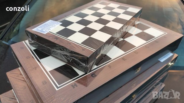 Шах и табла комплект в дървена кутия, снимка 6 - Шах и табла - 27126632