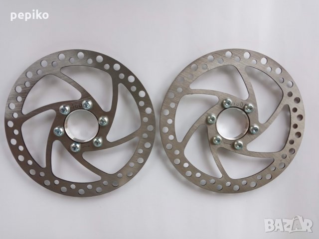 Продавам колела внос от Германия Комплект НОВИ дискове 160мм.за велосипед
