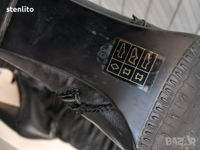 Елегантни дамски ботуши № 39 - естествена кожа, снимка 13 - Дамски ботуши - 43557723