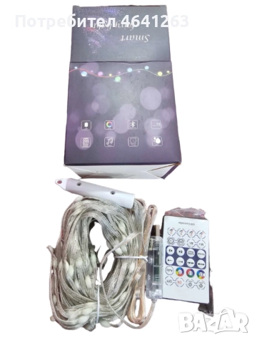 Многоцветни лампички с флашка, дистанционно и приложение за телефона, снимка 3 - Други - 52109570
