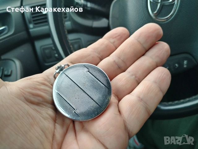 Стар джобен часовник Мълния , снимка 2 - Антикварни и старинни предмети - 52591295