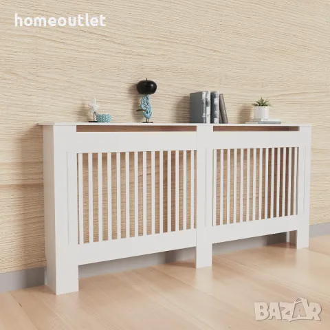 ПРОМОЦИЯ Параван за радиатор с голям размер в бяло UNHO XJJ676-B-XL, снимка 8 - Други стоки за дома - 49116141