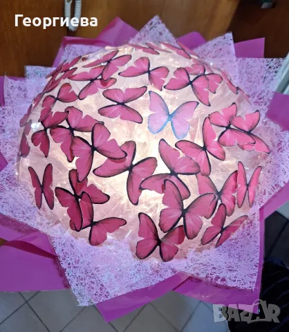 Светещи,ръчно изработени букети "DESS" 🦋💐, снимка 2 - Други - 49420084