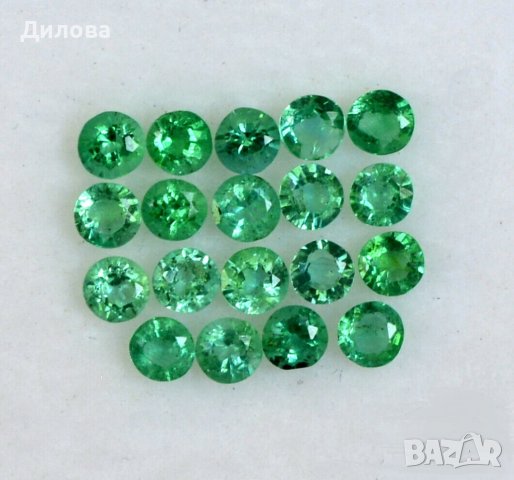 28 бр. замбийски смарагди