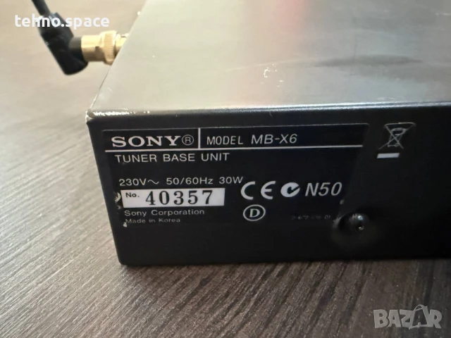 Sony MB-X6 модулна тунерна система, снимка 3 - Аудиосистеми - 51377376