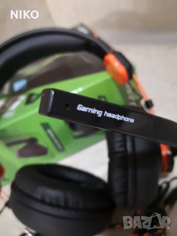 Продавам, Уникални,AFX Firestorm H01 Gaming Headset - Black & Orange, снимка 2 - Слушалки и портативни колонки - 35633152