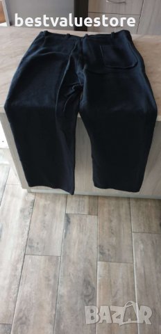 Черен Вълнен Панталон С Обиколка На Талията 86см, снимка 2 - Панталони - 27190147