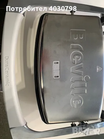 Сандвич тостер Breville Panini VST071X-01, 1000 W, DuraCeramic, 2-3 сандвича, Сребрист