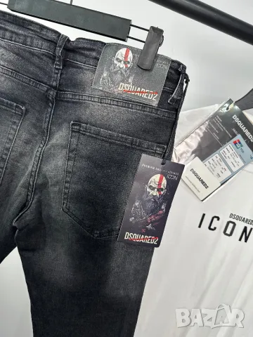 DSQUARED мъжки дънки КОД 187, снимка 4 - Дънки - 49251385