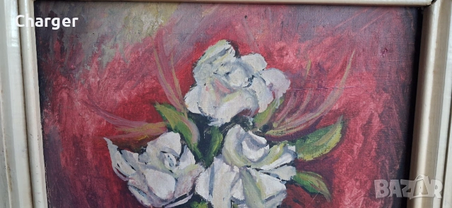 Стара картина, подписана!, снимка 3 - Картини - 53225104