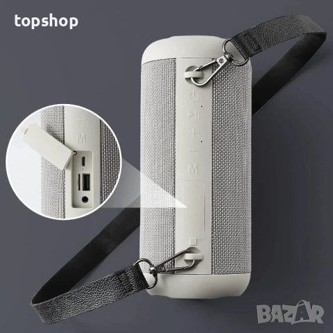 Нова Bluetooth колонка 30W Bluetooth 5.0 високоговорител, водоустойчив IPX6 30, часа..., снимка 2 - Тонколони - 51636473