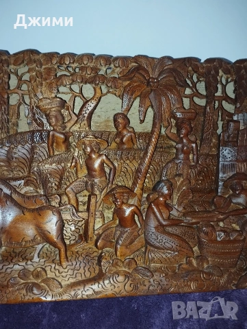 тайландска дърворезба, снимка 6 - Антикварни и старинни предмети - 53400345