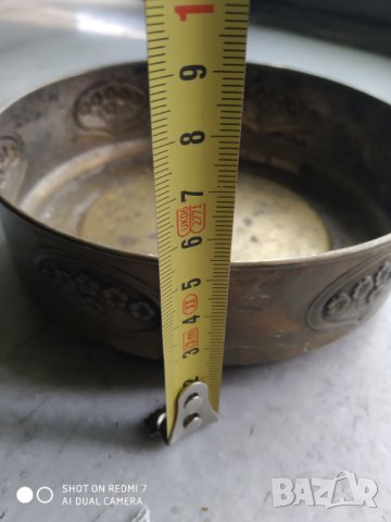стара метална купичка, снимка 2 - Други ценни предмети - 37945232