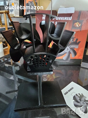 термозахранващ се вентилатор за печка модел HL-500J,, снимка 3 - Вентилатори - 53261482