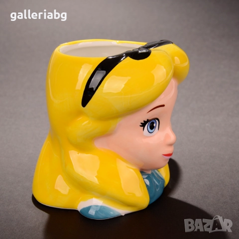 3D керамична чаша принцеса Алиса в Страната на чудесата (Alice in Wonderland) – 200 мл, снимка 4 - Чаши - 52679798