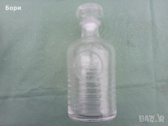 Италианско стъклено шише за алкохол