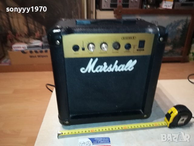 149лв-MARSHALL-GUTAR AMPLIFIER-ВНОС ENGLAND 2211230856, снимка 3 - Ресийвъри, усилватели, смесителни пултове - 43096568