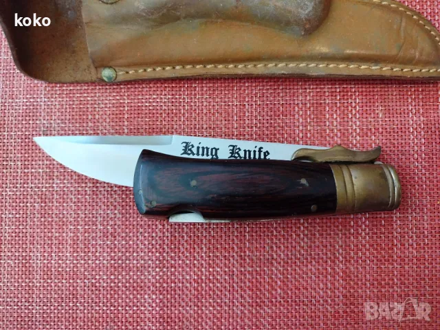 Нож ножка лов и риболов античен King Knife , снимка 2 - Ножове - 50112345