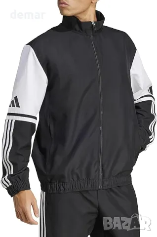 Adidas Мъжки суичър Squadra25 Presentation Jacket, L, черно/бяло, снимка 2 - Спортни дрехи, екипи - 49288716
