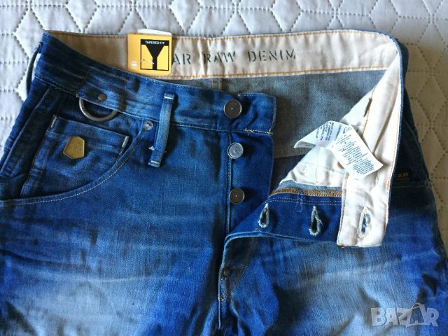 G-star оригинални нови дънки New Riley 3D Loose Tapered W28/L32, снимка 17 - Дънки - 39018303