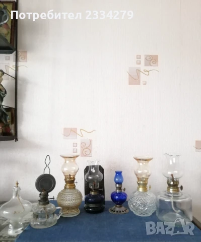 Оригинални мини газени лампи от стъкло