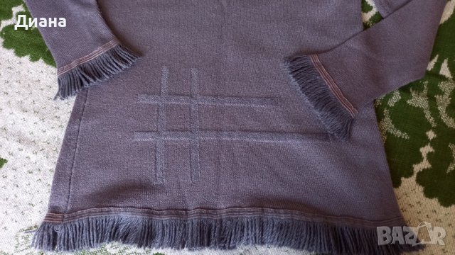 Топла блуза с ресни, снимка 2 - Блузи с дълъг ръкав и пуловери - 37312219