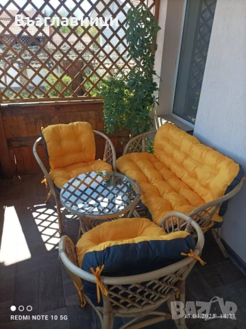 Комплект възглавници за ратанов комплект, снимка 7 - Градински мебели, декорация  - 50837123