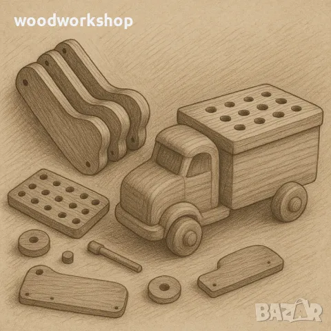 детска играчка от дърво, дървена играчка, направи си сам играчка, DIY играчка