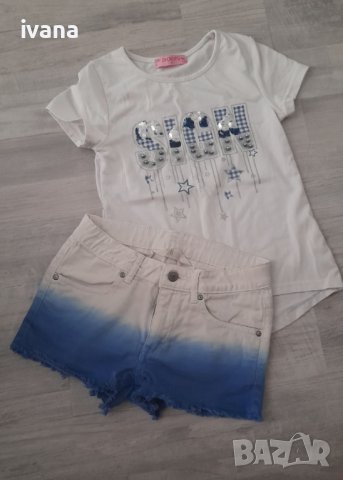 Дънкени панталонки с туника