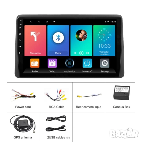 Мултимедия за Renault Dacia Duster HM 2 II Arkana 1, Андроид, навигация, плеър, с Android, 2DIN 2019, снимка 7 - Аксесоари и консумативи - 51585042