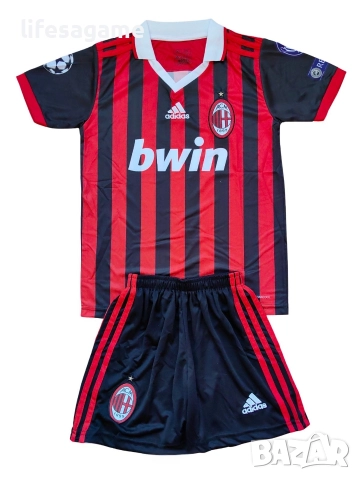 Детско - юношески футболен екип Милан Роналдиньо AC Milan Ronaldinho комплект , снимка 2 - Детски комплекти - 40666861