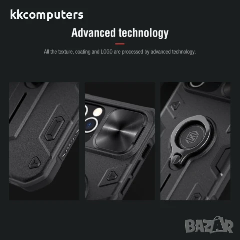 Apple iPhone 12 Pro/12 NILLKIN CamShield Удароустойчив Калъф и Протектор , снимка 12 - Калъфи, кейсове - 51121725