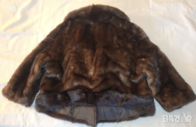 НОРКА / ВИЗОН  късо палтенце с 3/4 ръкав - М, снимка 8 - Якета - 53583015