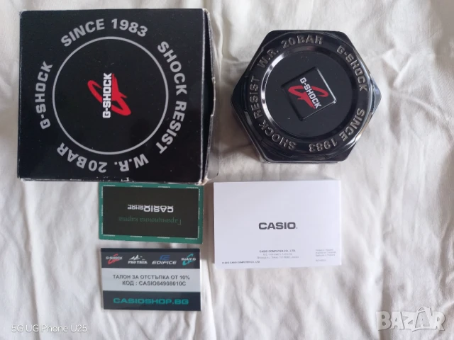 Casio G-Shock. Запазен.EF-552., снимка 7 - Мъжки - 51084466