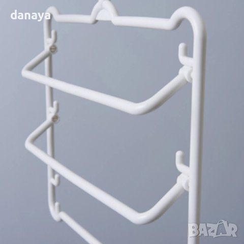 3673 Закачалка за поли и панталони на 3 нива, снимка 5 - Органайзери - 40491105