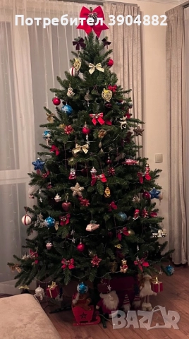 Коледна елха Див смърч 220см, снимка 2 - Други стоки за дома - 52450325