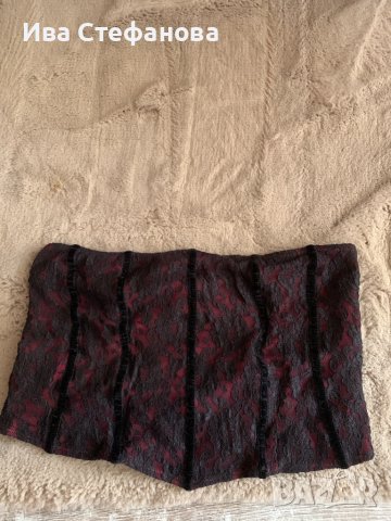 Секси  черен колан корсет дантела Top Shop , снимка 2 - Корсети, бюстиета, топове - 36998682