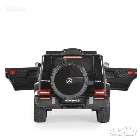 Акумулаторен джип Mercedes G63 черен металик 0002

, снимка 5 - Детски велосипеди, триколки и коли - 49080912