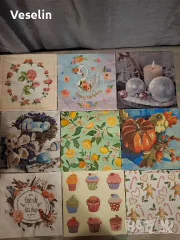 Лот луксозни салфетки , снимка 9 - Други стоки за дома - 50277806
