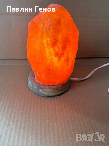 Настолна лампа хималайска сол, снимка 10 - Настолни лампи - 39776637