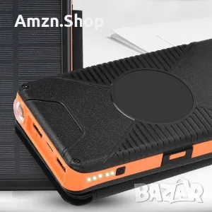 Соларен панел Соларна батерия преносимо слънчево зарядно устройство 26800 mAh бързо зареждане PD 18w, снимка 8 - Външни батерии - 50275740