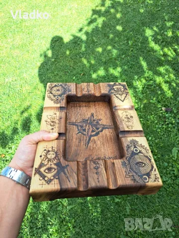 Дървен пепелник за пури , снимка 12 - Други - 36695379