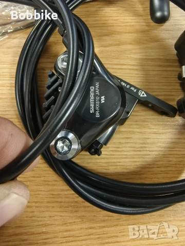 КОМАНДИ СПИРАЧКИ ХИДРАВЛИЧНИ/СКОРОСТИ: SHIMANO GRX ST-RX810 + BR-RX810/КОМПЛЕКТ/ J-KIT, снимка 2 - Части за велосипеди - 50724804