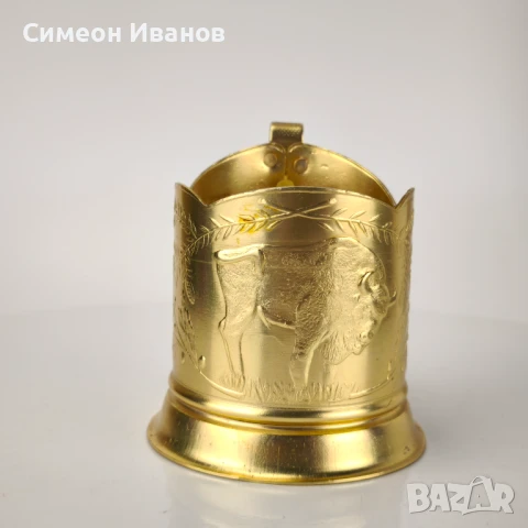 Стар подстакан стакан сервиз СССР #6128, снимка 1