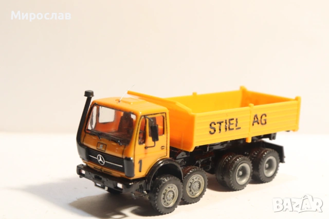HERPA H0 1/87 MERCEDES САМОСВАЛ ГОНДОЛА МОДЕЛ КАМИОН