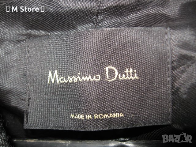Massimo Dutti дамско вълнено палто меланж, снимка 4 - Палта, манта - 38346883