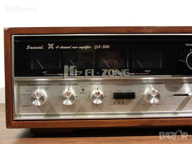 Усилвател Sansui qs-500, снимка 5 - Ресийвъри, усилватели, смесителни пултове - 51594643