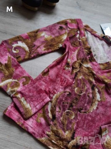 Нова колекция розова блузка на намаление, снимка 2 - Блузи с дълъг ръкав и пуловери - 27800674